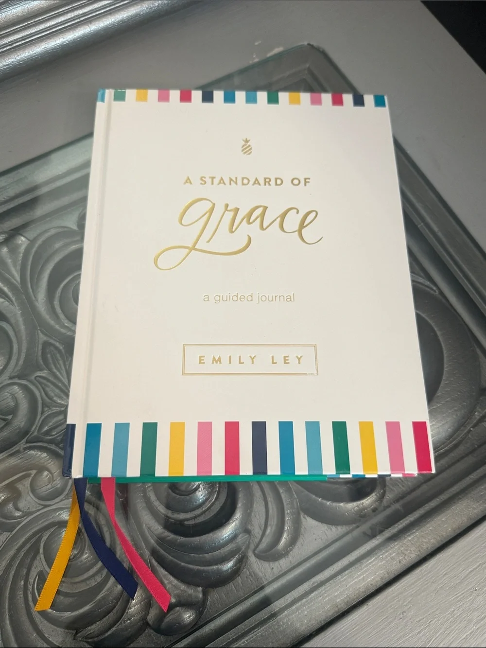 Emily Ley A Standard of Grace Guided Journal Ribbons Self Help Inspirational
